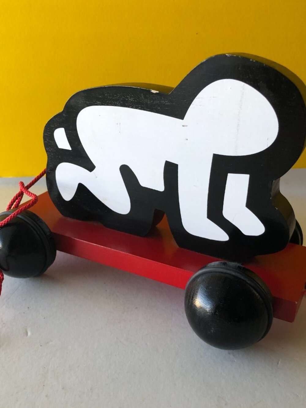Keith Haring Radiant Baby Vilac Wooden Pull Toy